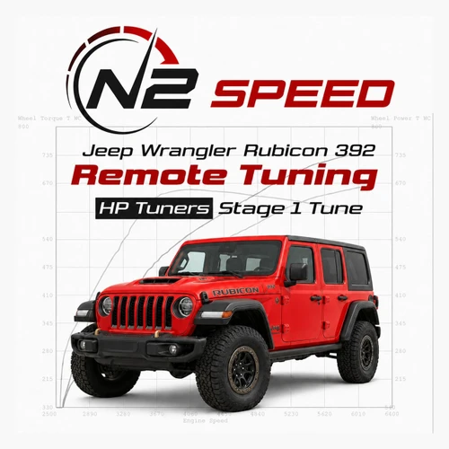 2021-2024 Jeep Wrangler Rubicon 392 HP Tuners Stage 1 Custom Remote Tune