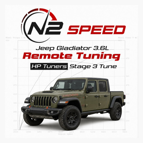 2018-2025 Jeep Gladiator 3.6 HP Tuners Stage 3 Custom Remote Tune