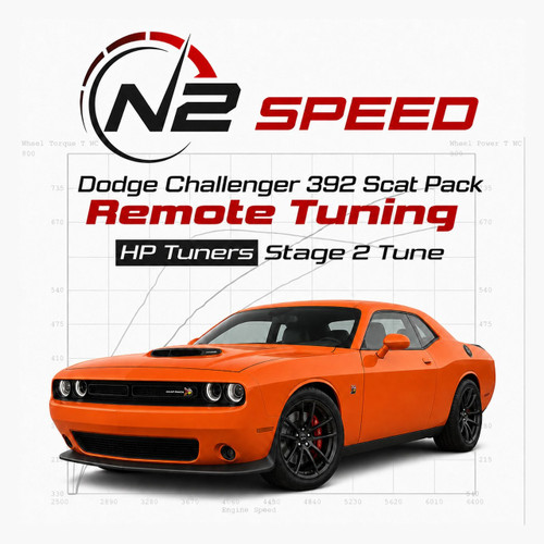 2011-2023 Dodge Challenger 392 Scat Pack HP Tuners Stage 2 Custom Remote Tune