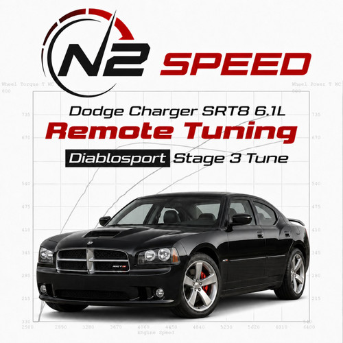 Dodge Charger SRT8 6.1L Diablosport Stage 3 custom remote tune by N2 Speed - supercharged, turbo and nitrous builds