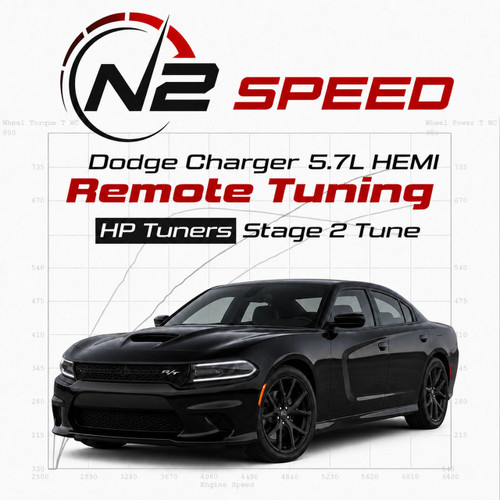 Dodge Charger 5.7L HEMI HP Tuners Stage 2 custom remote tune by N2 Speed - heads, cam and stroker builds