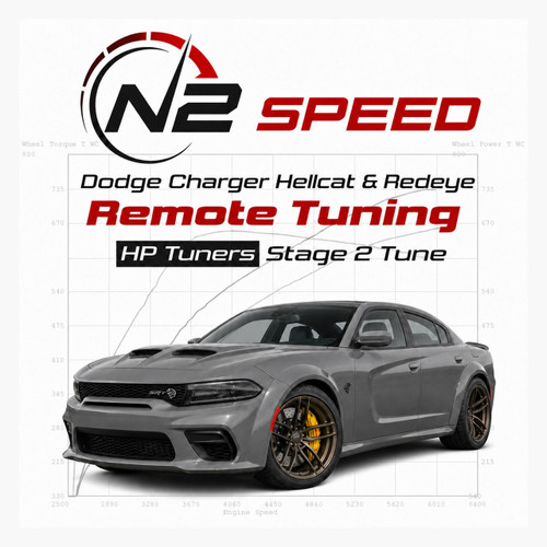 2015-2023 Dodge Charger Hellcat HP Tuners Stage 2 Custom Remote Tune