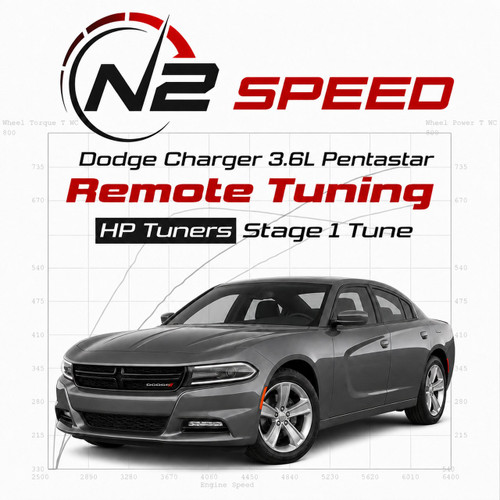 Dodge Charger 3.6L Pentastar HP Tuners Stage 1 custom remote tune by N2 Speed - stock and bolt-on builds
