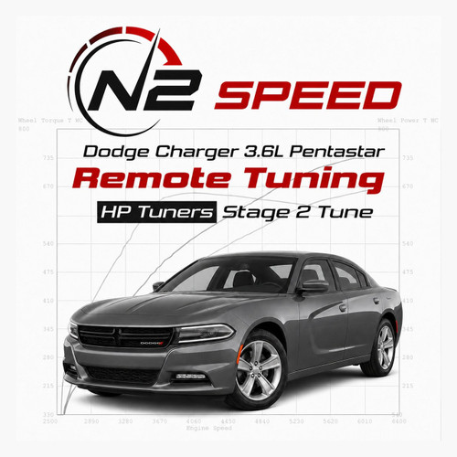 2011-2023 Dodge Charger 3.6 V6 HP Tuners Stage 2 Custom Remote Tune