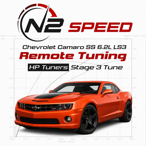 Chevrolet Camaro SS 6.2L LS3 / L99 HP Tuners Stage 3 custom remote tune by N2 Speed - supercharged, turbo and nitrous builds