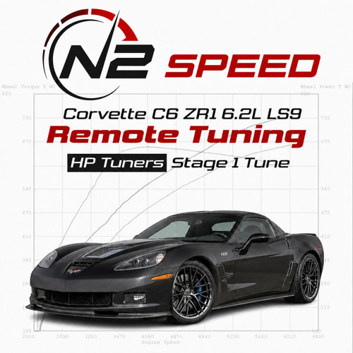 Chevrolet Corvette C6 ZR1 6.2L LS9 HP Tuners Stage 1 custom remote tune by N2 Speed - stock and bolt-on builds