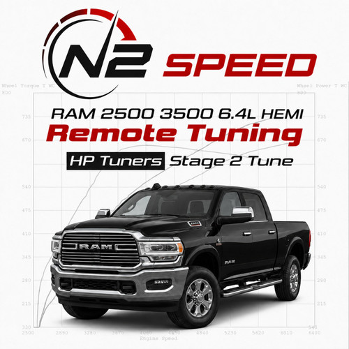 2014-2024 RAM 2500 3500 6.4 HEMI HP Tuners Stage 2 Custom Remote Tune