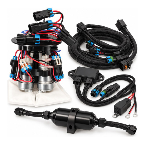 Tapped Performance Demon Redeye Stage 2.0 triple TI295 fuel system kit