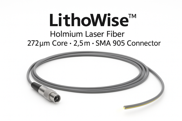 LithoWise™ Holmium Laser Fiber, SMA 905 Connector, 2.5m, 272µm Core – Box of 10 LithoWise™ Holmium Laser Fiber, SMA 905 Connector, 2.5m, 272µm Core – Box of 10