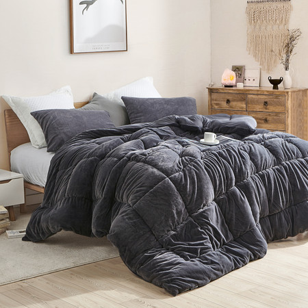 Softy Smooth - Coma Inducer® Full Comforter - Bunny Black