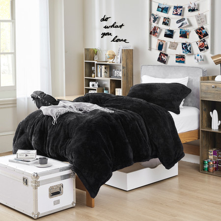 Coma Inducer® Oversized Twin Comforter - The Original Plush - Nightshift Black