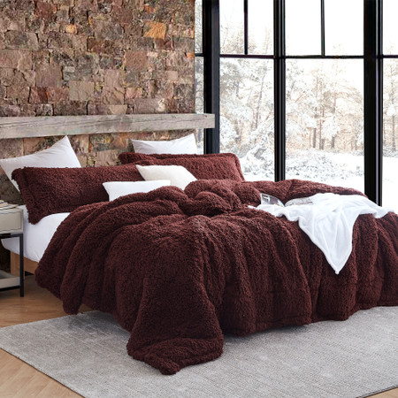 Winter Thick - Coma Inducer® Oversized King Comforter - Burgundy Chocolate