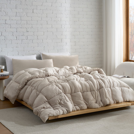 Summertime - Coma Inducer® Oversized Comforter - Cement Taupe