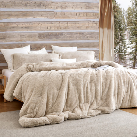 Coma Inducer® Oversized Queen Comforter - The Original Plush - White Sand