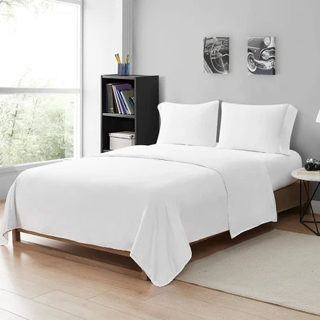 300TC Saudade Portugal Full Sheet Set - Washed Sateen