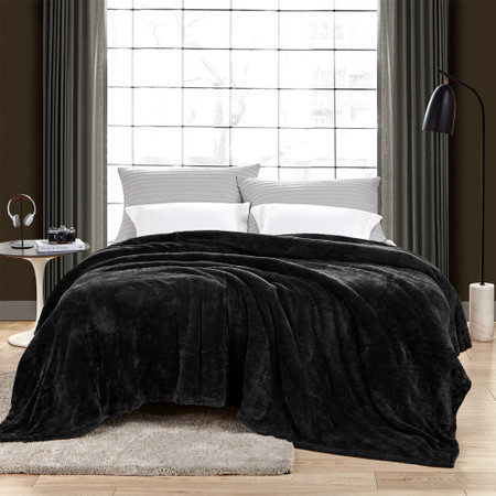 Me Sooo Comfy - Coma Inducer® Queen Bedding Blanket - Black