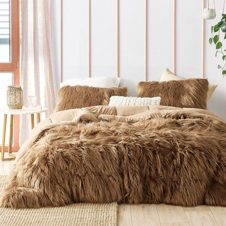 Grizzly Bear - Coma Inducer® Queen Comforter - Toasted Coconut