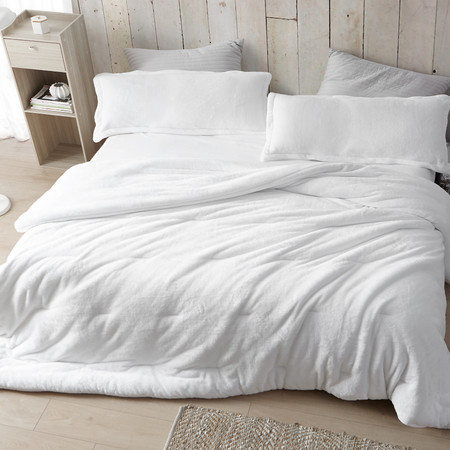 Coma Inducer® Oversized King Comforter - Me Sooo Comfy - White