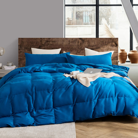 Snorze® Cloud Comforter - Coma Inducer® - Oversized King in True Blue