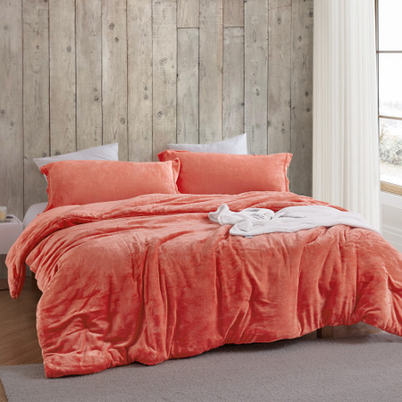 Coma Inducer® Oversized King Comforter - The Original Plush - Living Coral