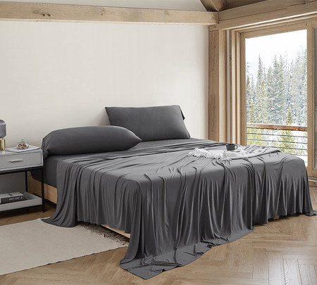 Better Than Butter - Coma Inducer® Alaskan King Sheet Set - Steel Gray