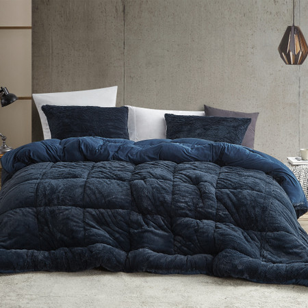 Are You Kidding Bare - Coma Inducer® Queen Comforter - Nightfall Navy