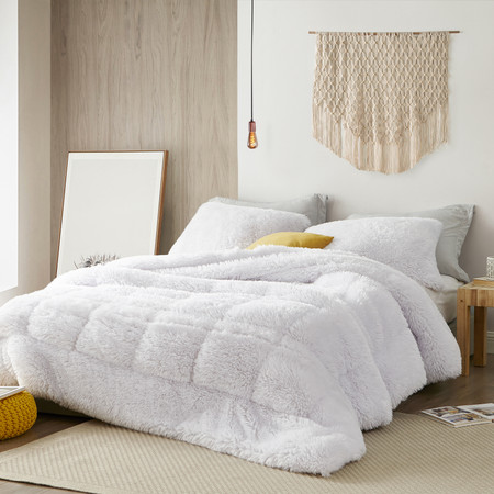 F-Bomb - Coma Inducer® Oversized King Comforter - Pure White