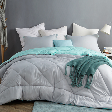 Glacier Gray/Yucca King Comforter - Oversized King XL Bedding