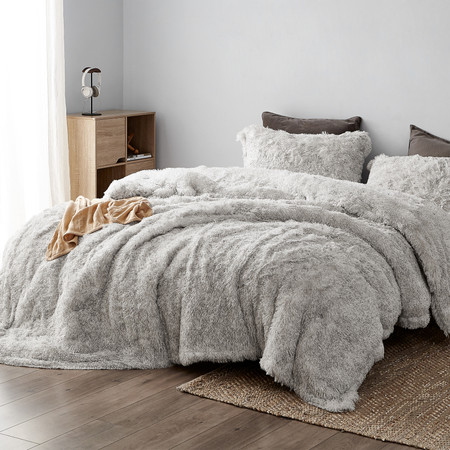 Socially Distant - Coma Inducer® Oversized Twin Comforter - Cloud Gray