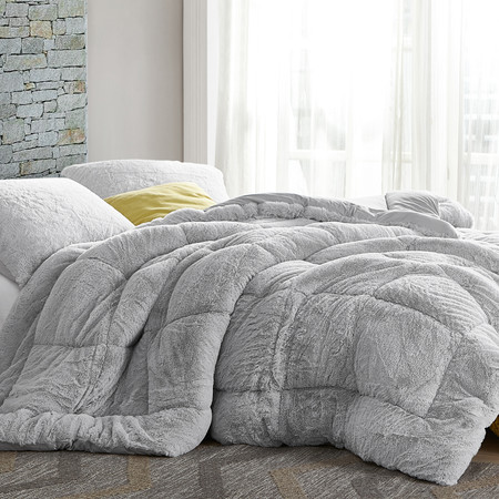 Are You Kidding Bare - Coma Inducer® Twin XL Comforter - Antarctica Gray