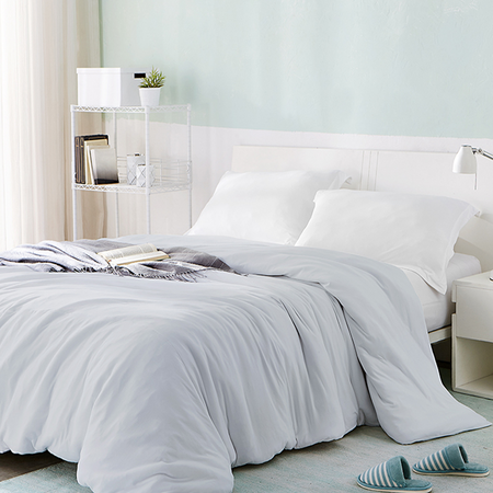 Bare Bottom® Duvet Cover - King Bedding Glacier Gray
