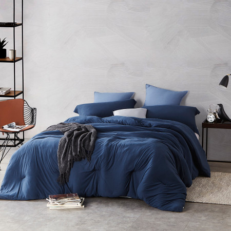 Bare Bottom® Comforter - Oversized Bedding - Nightfall Navy