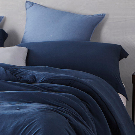 Bare Bottom® King Sham - Nightfall Navy