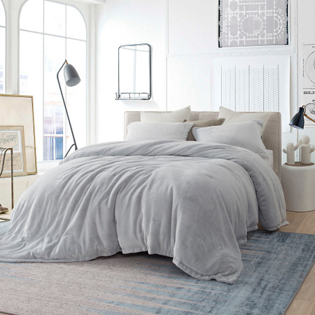 Coma Inducer® King Comforter - Oversized King XL Bedding - Frosted - Granite Gray