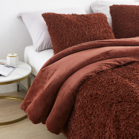 Birds of a Feather - Coma Inducer® Standard Sham (2-Pack) - Burnt Henna