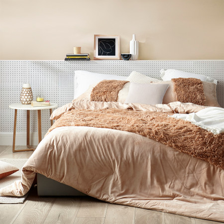 Are You Kidding? - Coma Inducer® Oversized Twin Comforter - Maple Sugar