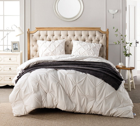 Jet Stream Pin Tuck Full Comforter - Oversized Full XL Bedding