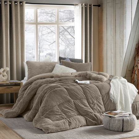 Are You Kidding Bare - Coma Inducer® Twin XL Comforter - Olive Winter Twig