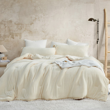 Now You're Cookin' - Coma Inducer® Queen Comforter - White Clay (Kiln Oven)