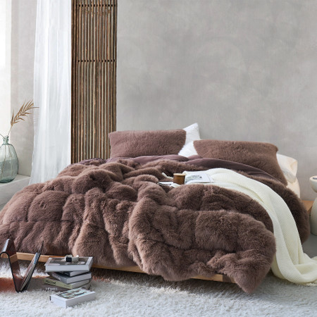 Messy Hair Day - Coma Inducer® Oversized Comforter - Chocolate Taupe