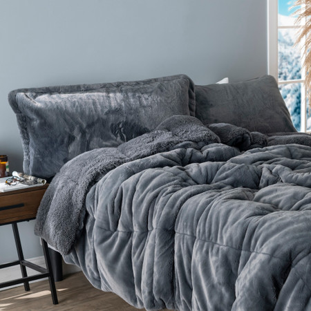 DG OG Chunky Bunny - Coma Inducer® Oversized Twin Comforter - USA Filled - Steel Gray