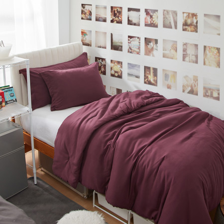 Dorm Haul® - Cozy College Comforter - Twin XL in Windsor Wine