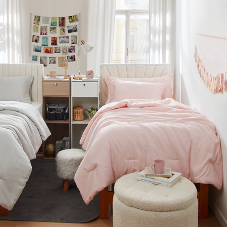 Dorm Haul® - Cozy College Comforter - Twin XL in Heavenly Pink