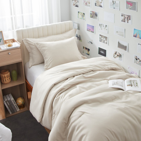 Dorm Haul® - Cozy College Comforter - Twin XL in Oat Milk
