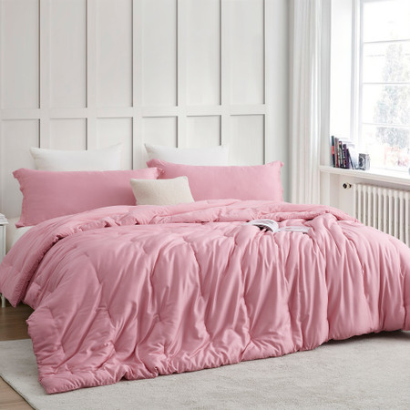 Bamboo Butter - Coma Inducer® Oversized Cooling Comforter - Candy Pink