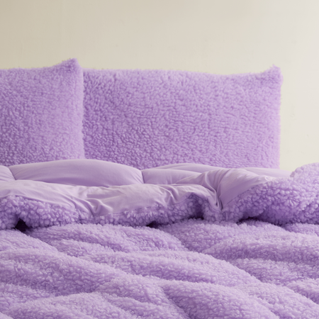 Cotton Candy - Coma Inducer® King Sham - Grape Purple