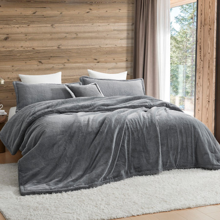 Frost Bite - Coma Inducer® Oversized King Comforter - Numbing Gray