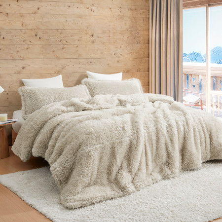 Lion Mane - Coma Inducer® Oversized Queen Comforter - Creamy White