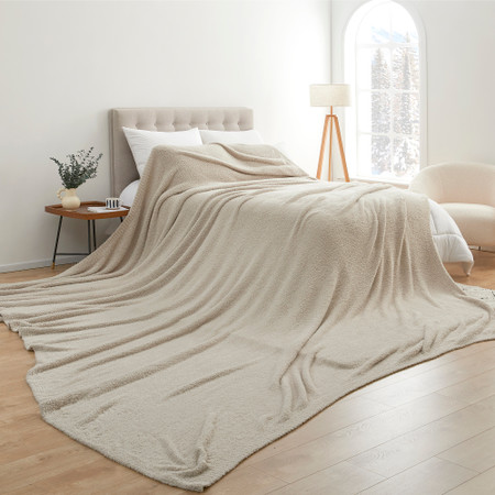 Longer than Long - Coma Inducer® Plush Blanket - Desert Taupe