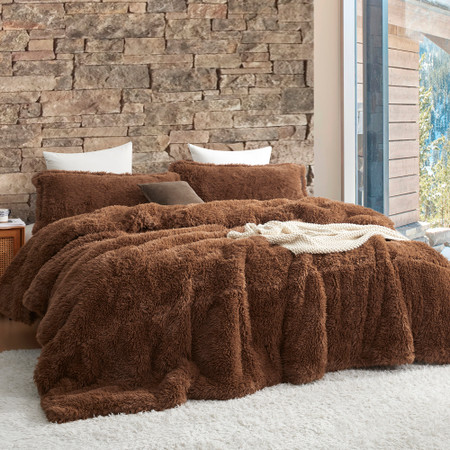 Lion Mane - Coma Inducer® Oversized Queen Comforter - Golden Brown